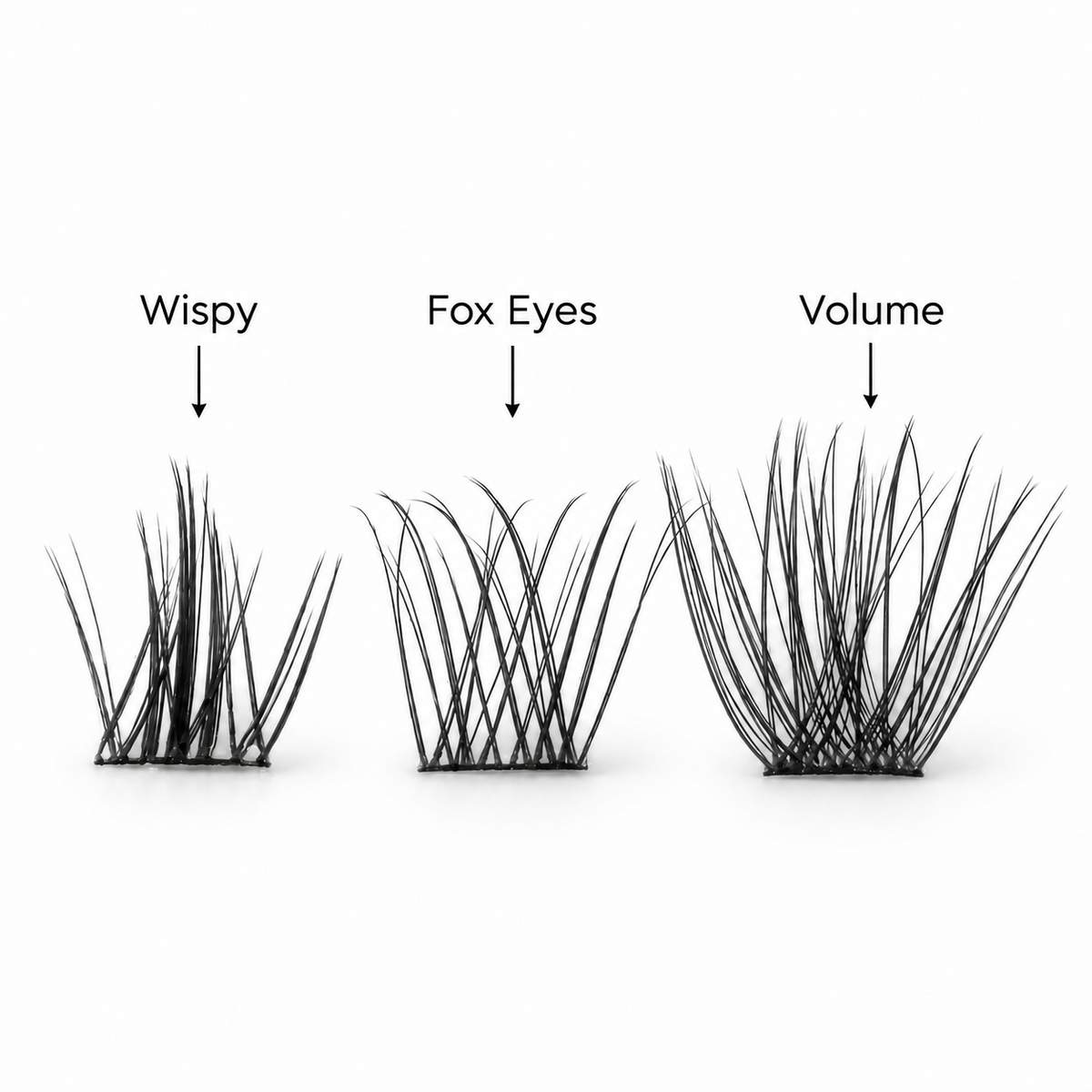 WISPY cluster lashes